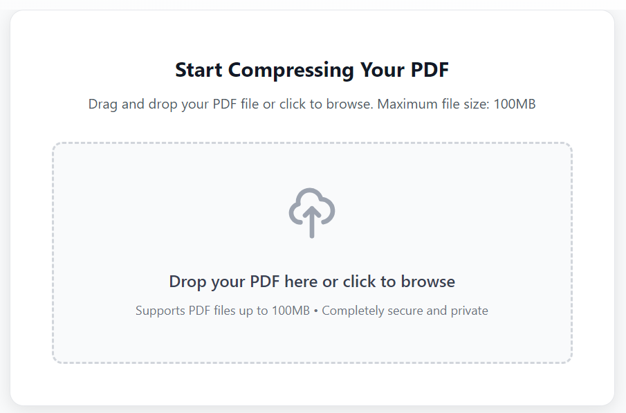 Online PDF Compressor